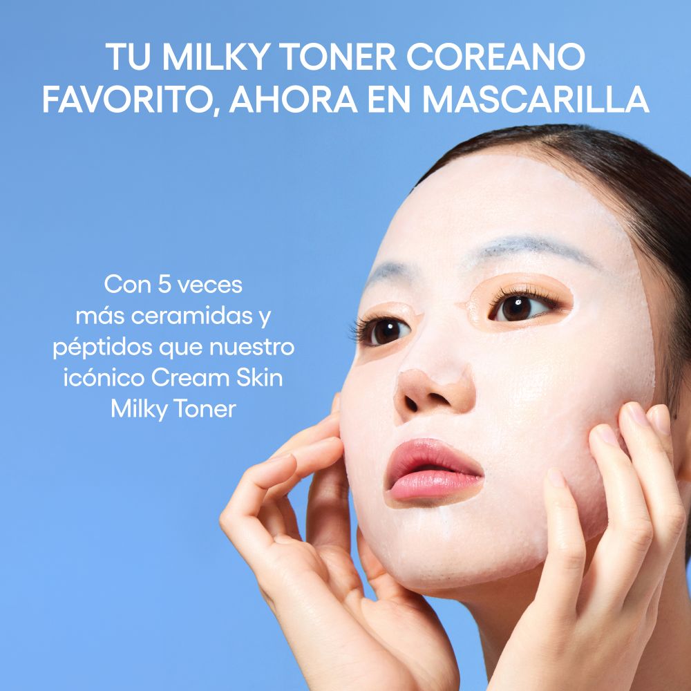 CREAM SKIN MILKY HYDRATION SHEET MASK (MASCARILLA FACIAL HIDRATANTE Y CALMANTE)